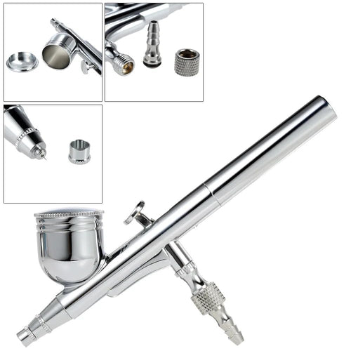 Explore the Gravity Feed Dual-Action Airbrush Kit, 100% Authentic and available at Curat Cart in India. Perfect for precision applications.