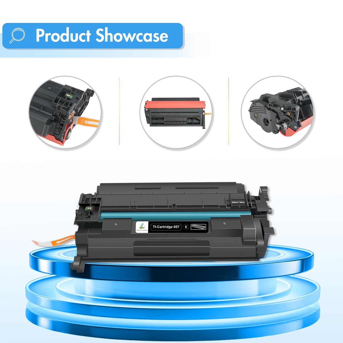 High-quality Canon 057 Toner Cartridge in official packaging, perfect for vibrant prints. Available at Curat Cart.