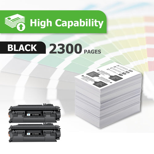 HP Toner Cartridge Black offers high capability, printing up to 2300 pages. 100% Authentic and available at Curat Cart.