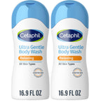 Cetaphil Ultra Gentle Refreshing Body Wash, Hypoallergenic, 16.9oz | Hypoallergenic, Fragrance-Free, Aloe Vera, Calendula, Vitamin B5, Moisturizing, Dermatologist Tested, Dry To Normal Skin