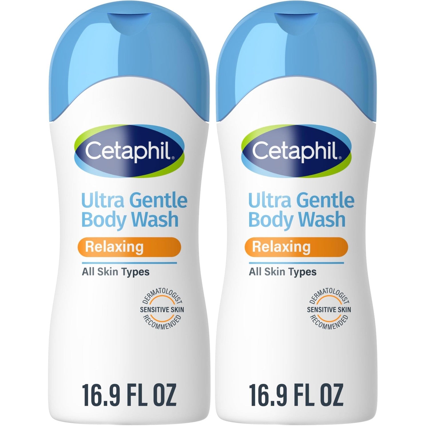 Cetaphil Ultra Gentle Refreshing Body Wash, Hypoallergenic, 16.9oz | Hypoallergenic, Fragrance-Free, Aloe Vera, Calendula, Vitamin B5, Moisturizing, Dermatologist Tested, Dry To Normal Skin
