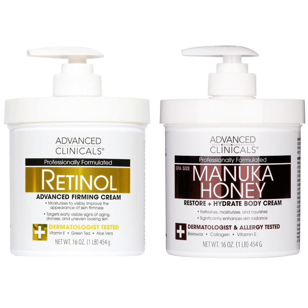 Buy now Advanced Clinicals Manuka Honey Body Cream For Women & Men | Body Butter Lotion For Extremely Dry Skin | Collagen Cream | Skincare Moisturizer Hydrating Balm Improves Look Of Aging Skin, 16 Ounce at indiglob india