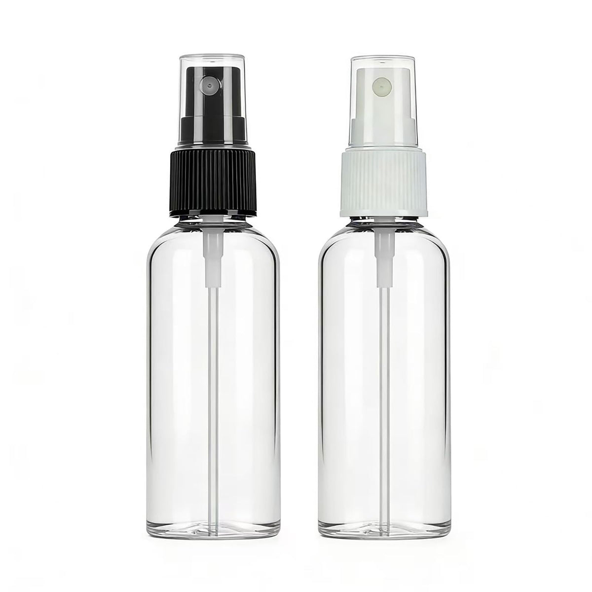 Premium imported refillable travel spray bottles in clear design, perfect for on-the-go convenience.