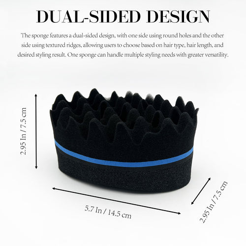 Discover the Hair Twist Curl Sponge Brush at Curat Cart. 100% Authentic, available in India for versatile styling needs.