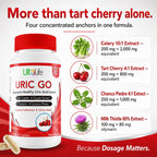 Uric Acid Cleanse Support Supplement in official packaging by Curat Cart, featuring premium ingredients for healthy uric acid levels.