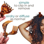 Set of 10 hair volume root clips, perfect for curly hair styling. Easy to use, dries hair naturally. Verified by CuratCart.