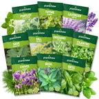 Discover premium imported Herb Seeds Variety Pack from Curat Cart, featuring popular herbs like Basil, Oregano, and Thyme. Perfect for gardening enthusiasts.