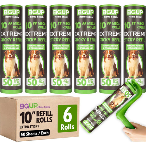 Premium imported Lint Roller Refills Extra Sticky, ideal for pet hair removal. Available at Curat Cart for effortless cleaning.