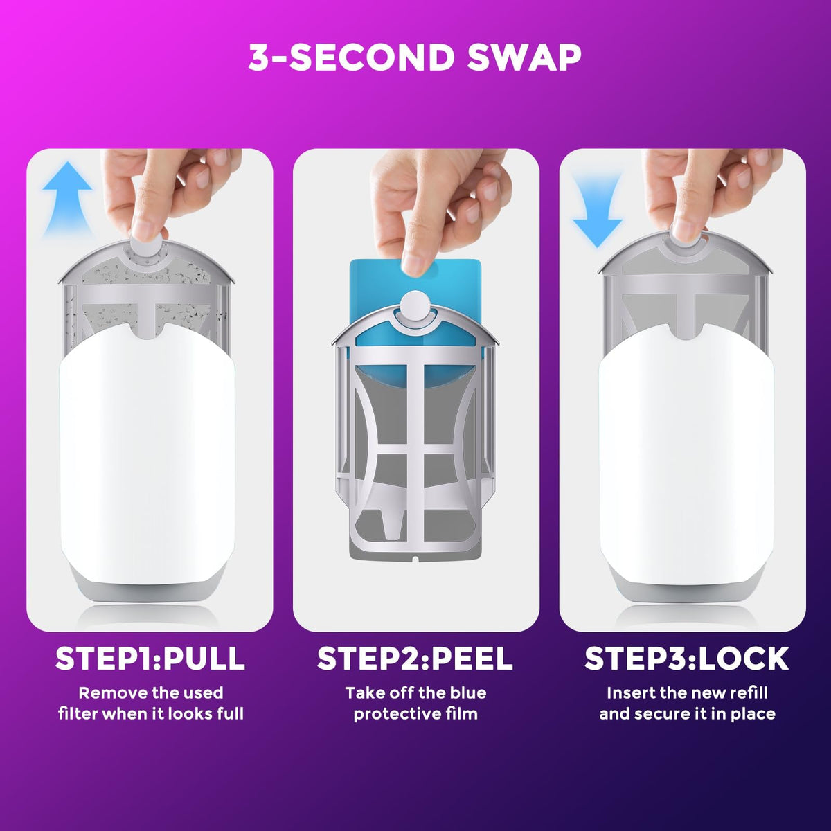 Effortlessly upgrade your Flying Insect Trap with these refills from Curat Cart. Perfect for maintaining a bug-free home.