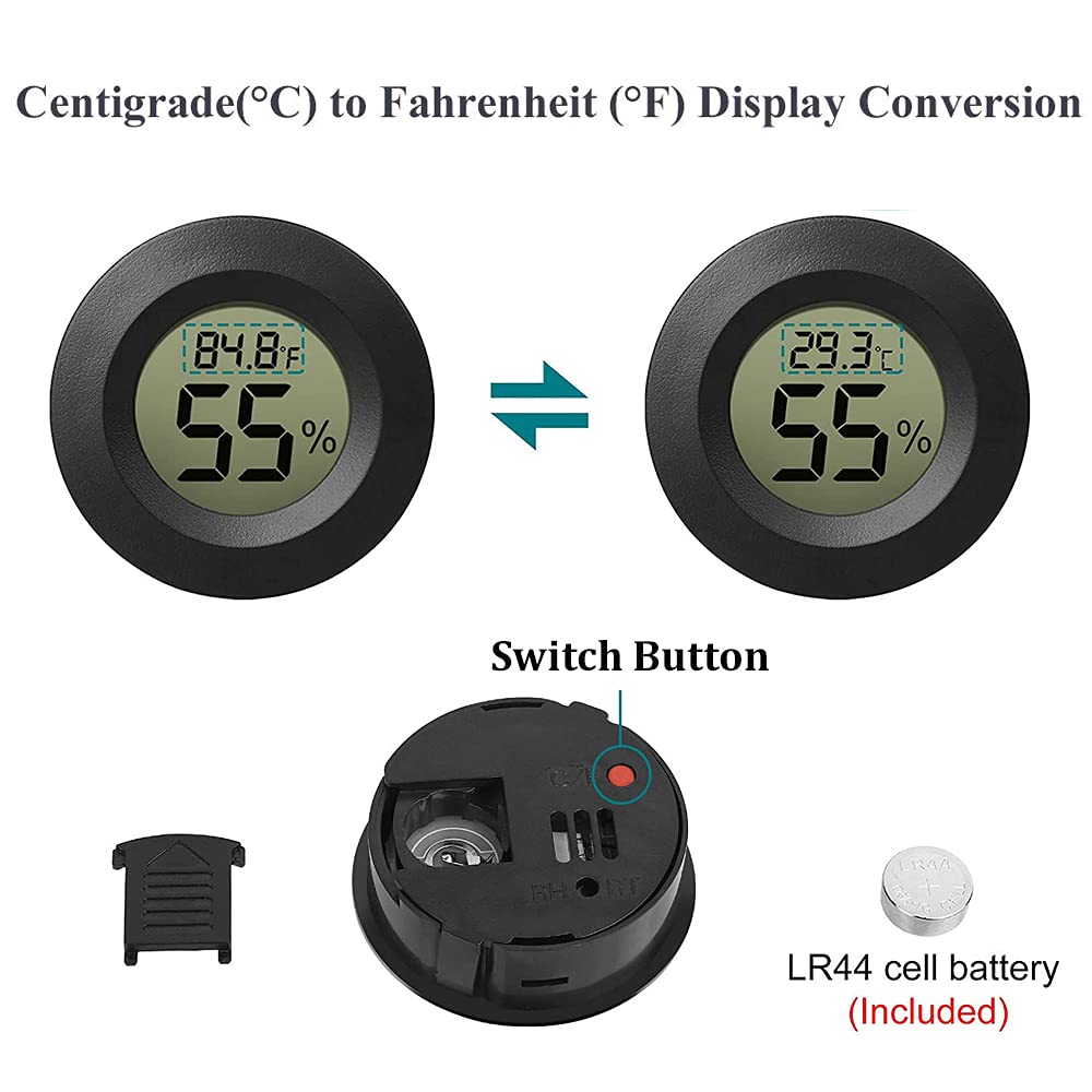 Discover the Mini Thermometer Hygrometer Digital, specially curated by Curat Cart for precise temperature and humidity readings.
