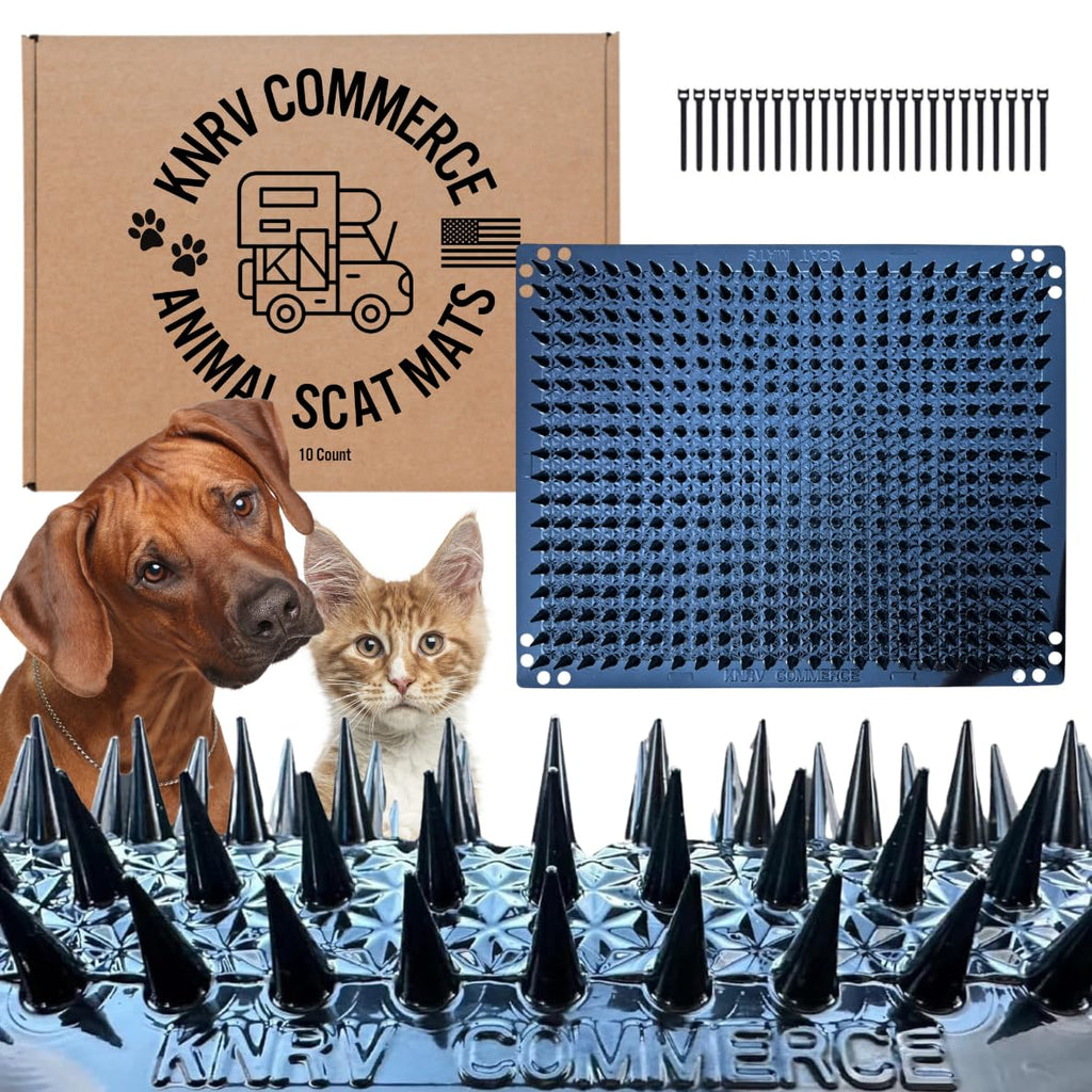 Premium imported scat mats for dogs and cats, featuring a textured surface for effective training. Available at Curat Cart.