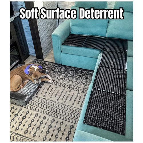 Soft surface scat mats for dogs and cats, designed to deter pets from furniture. 100% Authentic and available at Curat Cart.
