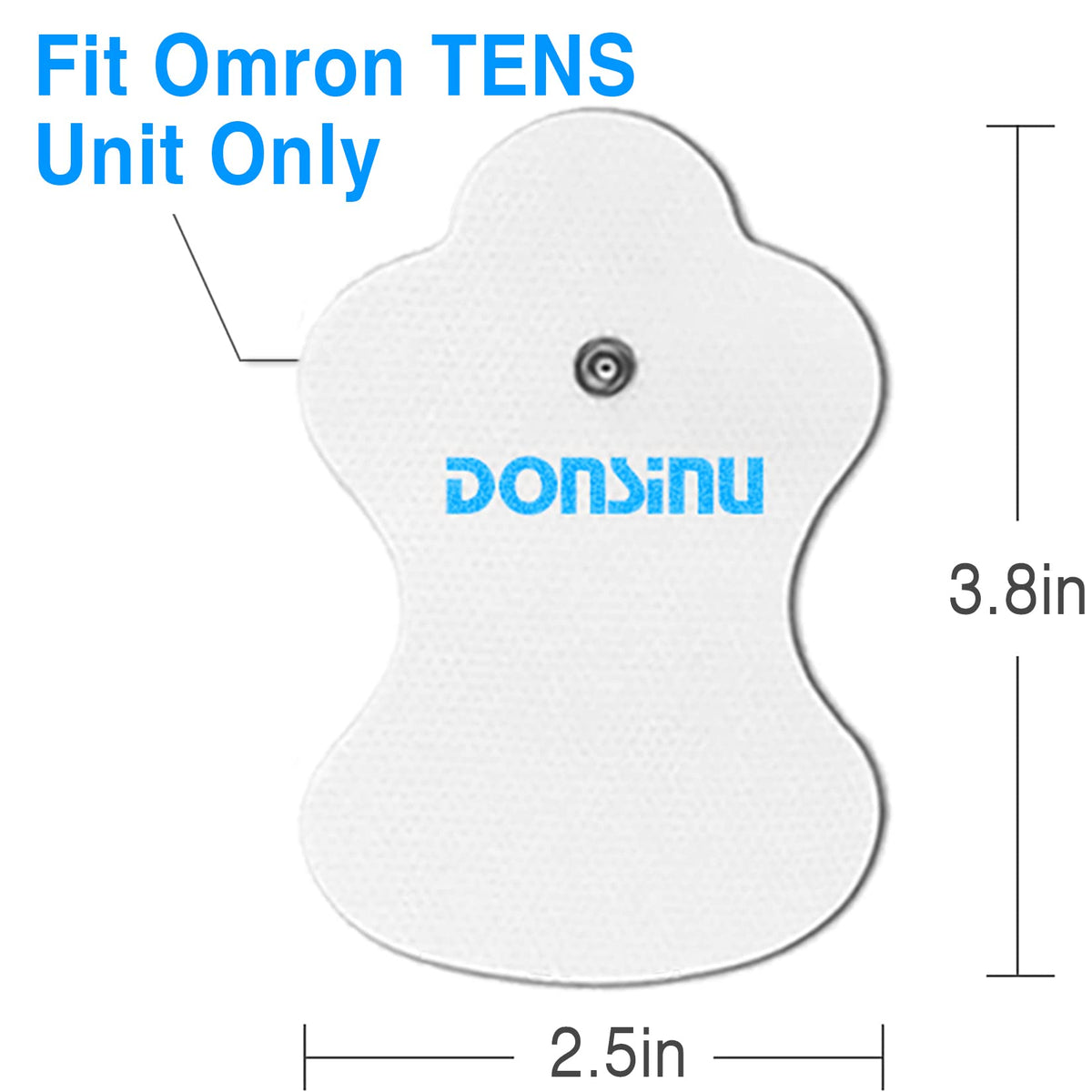 High-quality Omron TENS Unit replacement pads, 100% authentic and available at Curat Cart for effective pain relief.