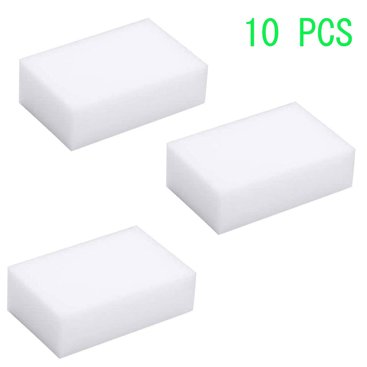 Magic Sponge Eraser Cleaner set of 10 pieces, 100% Authentic and available in India at Curat Cart. Effortlessly removes stains.