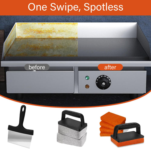 Transform your grill with the Griddle Cleaning Kit, ensuring a spotless surface. 100% Authentic, available at Curat Cart.