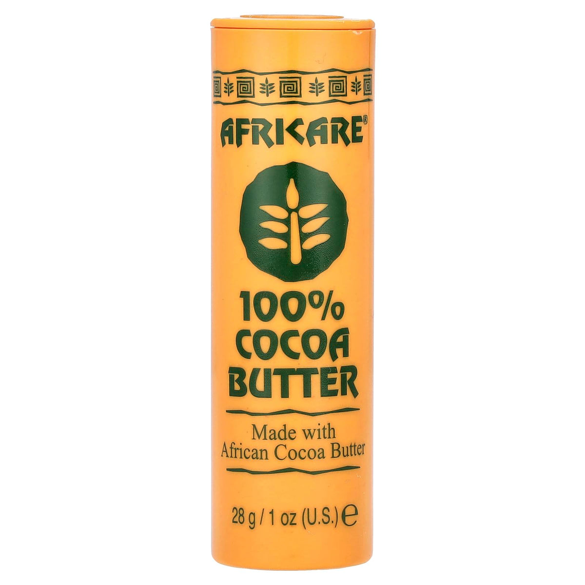 Discover 100% genuine cocoa butter in a vibrant yellow packaging, made with authentic African cocoa butter for ultimate skin nourishment.