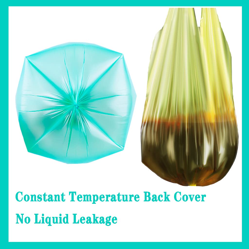 Colorful trash bags with handles, showcasing high-quality packaging and no liquid leakage. Available at Curat Cart.