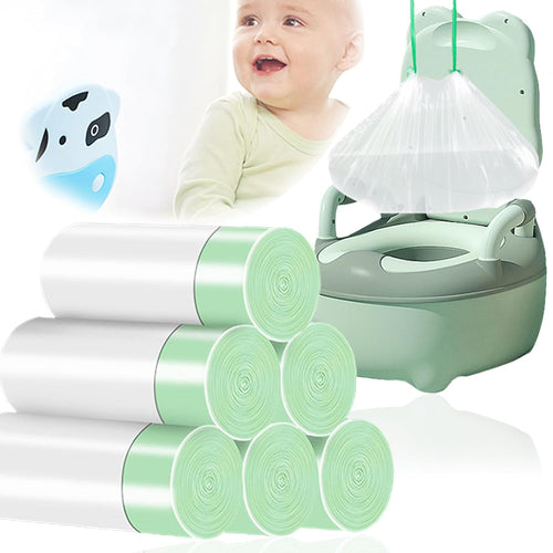 Discover authentic potty chair liners, featuring a convenient drawstring for easy use. Perfect for hassle-free potty training!