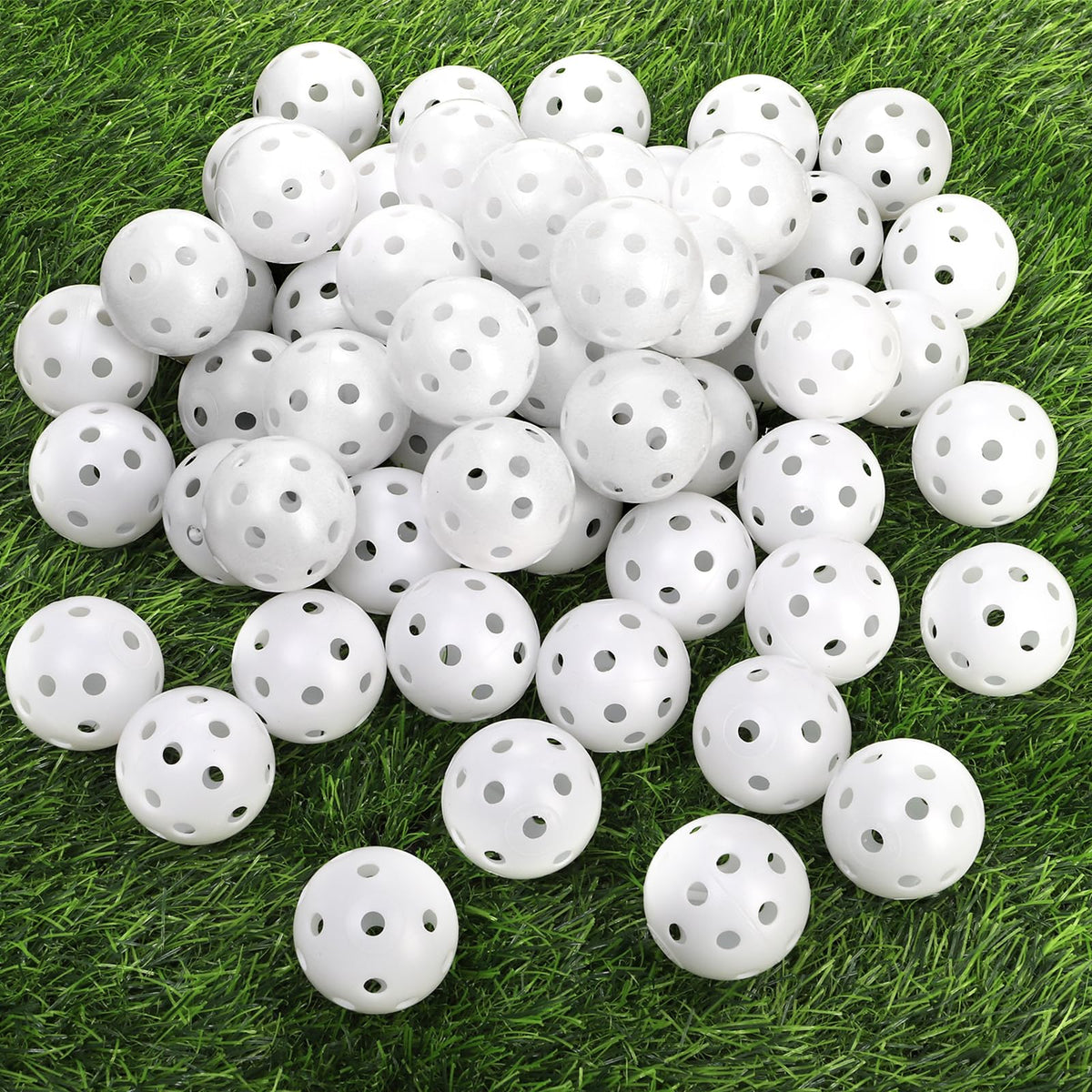 Premium imported practice golf balls for training, ideal for honing skills. Available at Curat Cart.