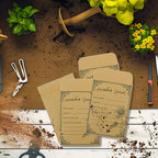 Premium imported seed envelopes self-seal packets, perfect for organizing garden seeds. Available at Curat Cart.