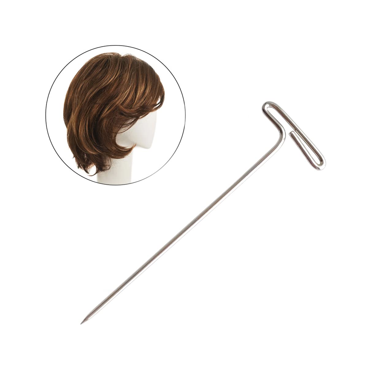 High-quality T-Pins for Foam Head and crafts, showcased in official packaging from Curat Cart, perfect for crafting projects.