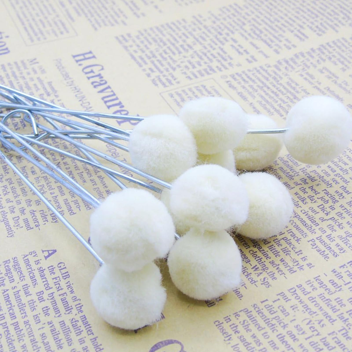 Upgrade your painting experience with these Wool Daubers Ball Brush Tools, perfect for precision work. Available at Curat Cart.