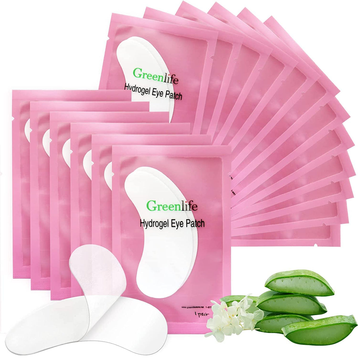 Discover authentic GreenLife Hydrogel Eye Gel Pads, featuring 20 soothing patches for refreshed, vibrant eyes.