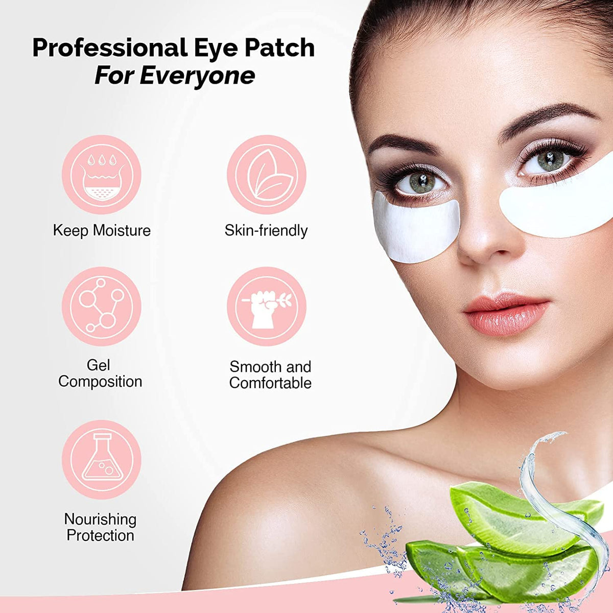 Premium imported GreenLife Hydrogel Eye Gel Pads, offering nourishing protection and moisture for all skin types.