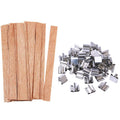 Premium imported wood candle wicks for making candles, available at Curat Cart. Elevate your crafting experience today.