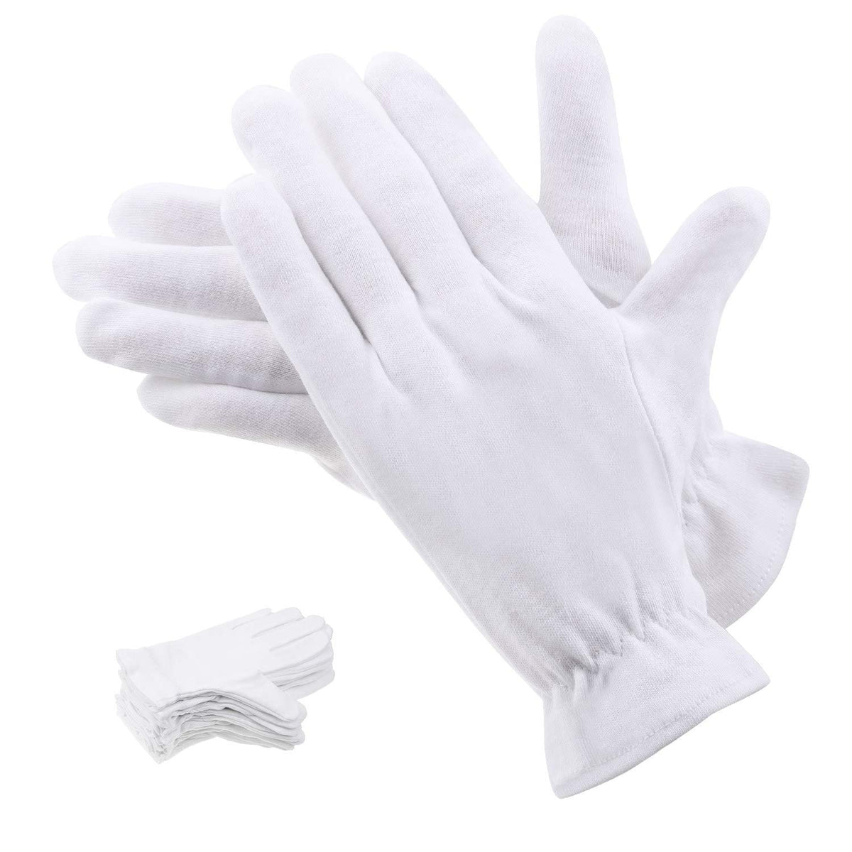 100% genuine cotton gloves for dry hands, providing comfort and protection. Ideal for daily use and skincare.