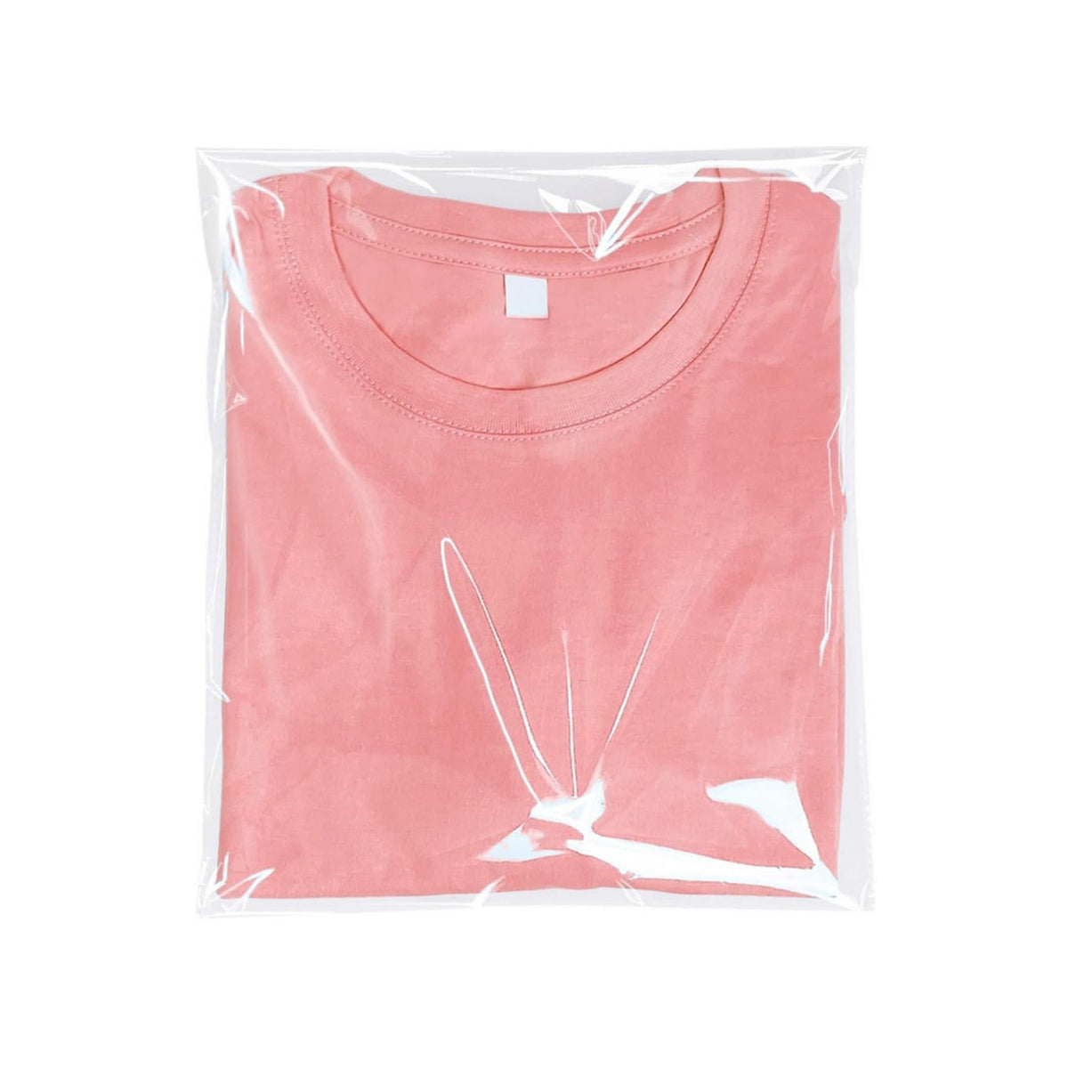 Clear plastic bags for packaging ideal for retail and storage. Perfect for daily use at Curat Cart.