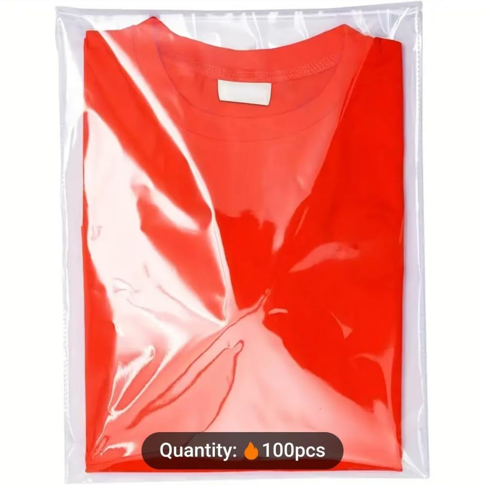 Clear plastic bags for packaging, ideal for secure storage. Available in India at Curat Cart. 100% Authentic quality.
