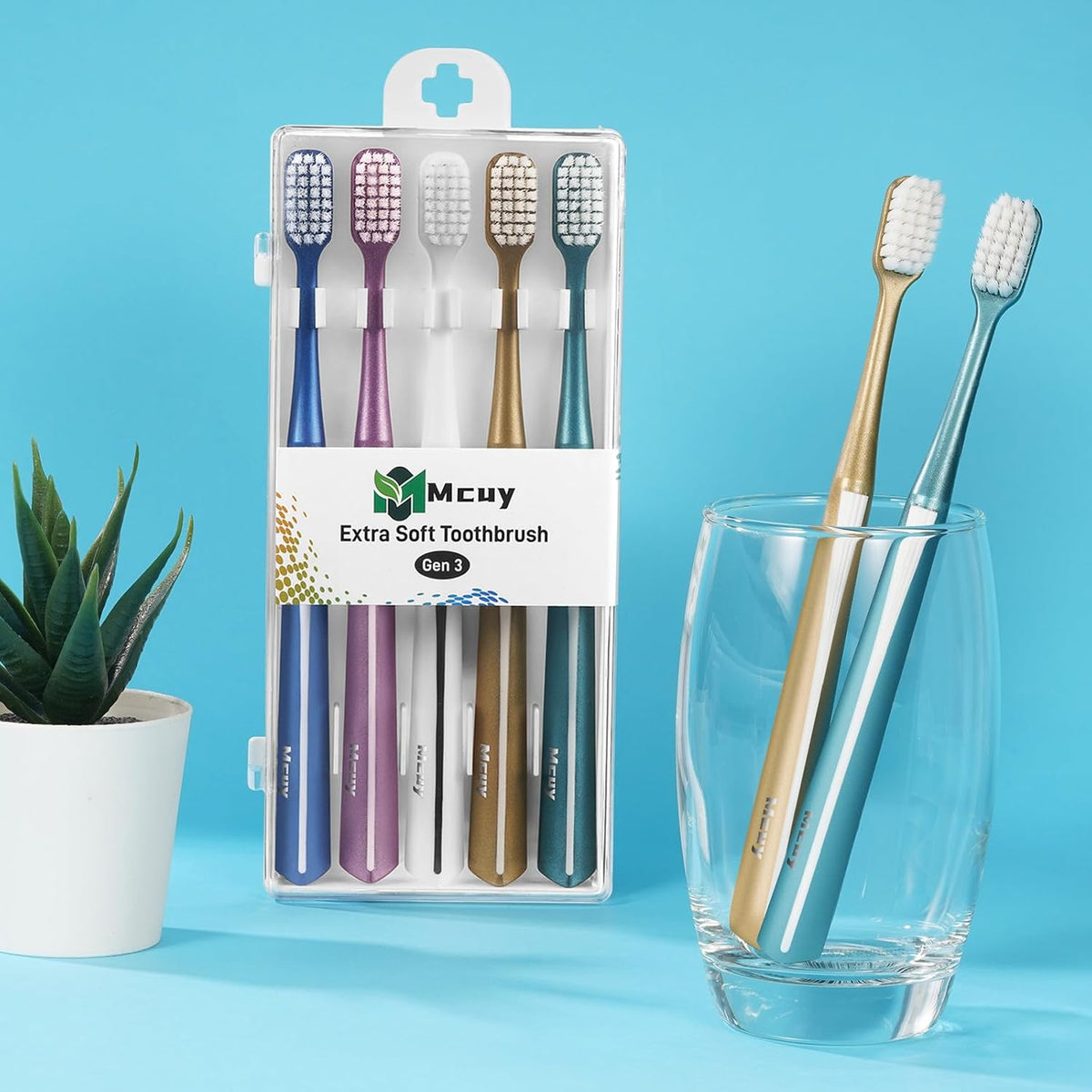 Order the Bristle Micro Nano Toothbrush set online in India. Features extra soft bristles for gentle cleaning.