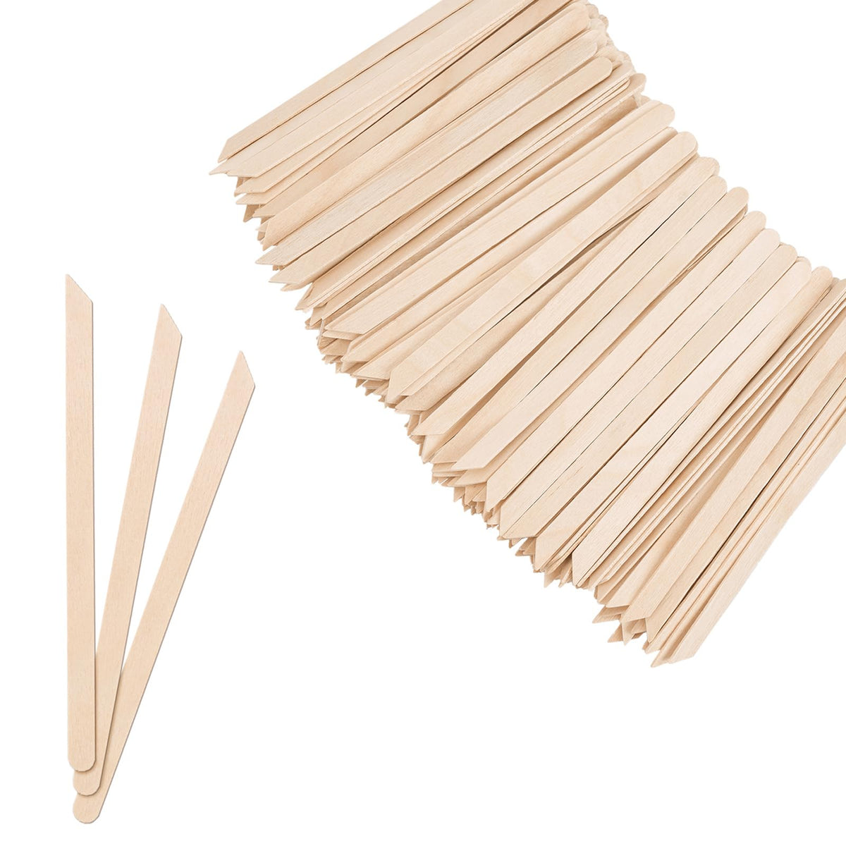 Premium imported wooden wax sticks for eyebrows, perfect for precise grooming. Available at Curat Cart.