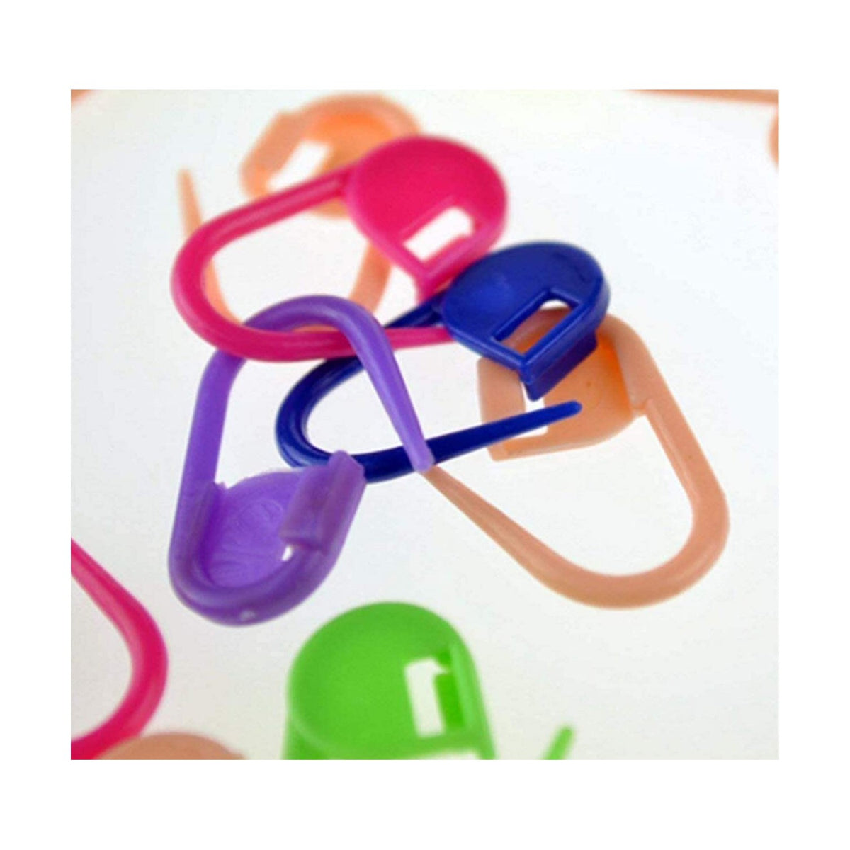 Mix Color Knitting Stitch Markers, specially curated by Curat Cart, perfect for seamless knitting projects. Elevate your crafting experience.
