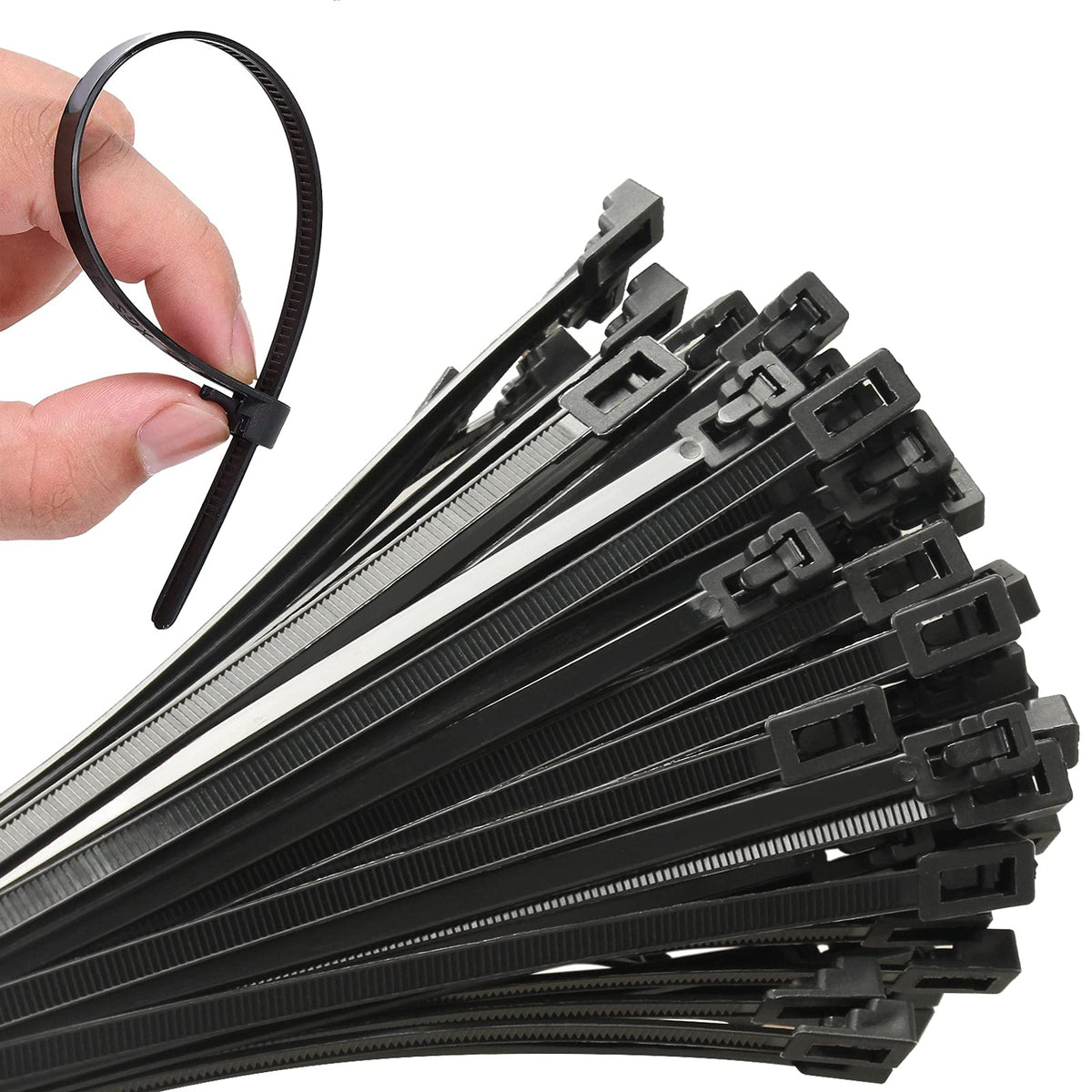 100% genuine heavy duty industrial zip ties, perfect for all your fastening needs. Durable and reliable for various applications.