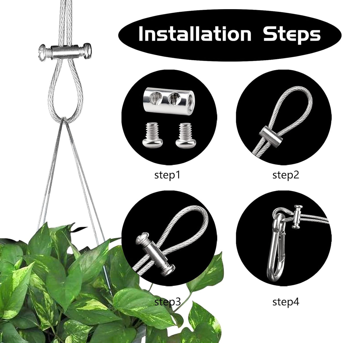 Discover adjustable wire rope clips for easy installation. Available in India, order online for seamless setup.