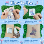 Glitter Mermaid Temporary Tattoos from Curat Cart showcase a premium imported design, perfect for creative and fun body art. 