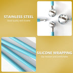 High-quality dotting tools for rock painting with stainless steel and silicone wrapping for comfort, available at Curat Cart.