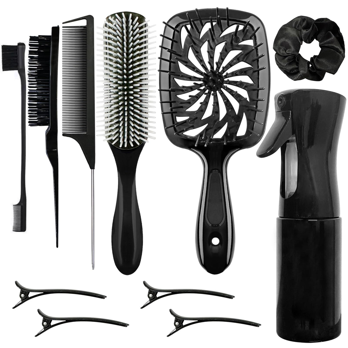 Discover the Hair Brush Set with Detangling Brush, perfect for daily use. Elevate your hair care routine with Curat Cart.