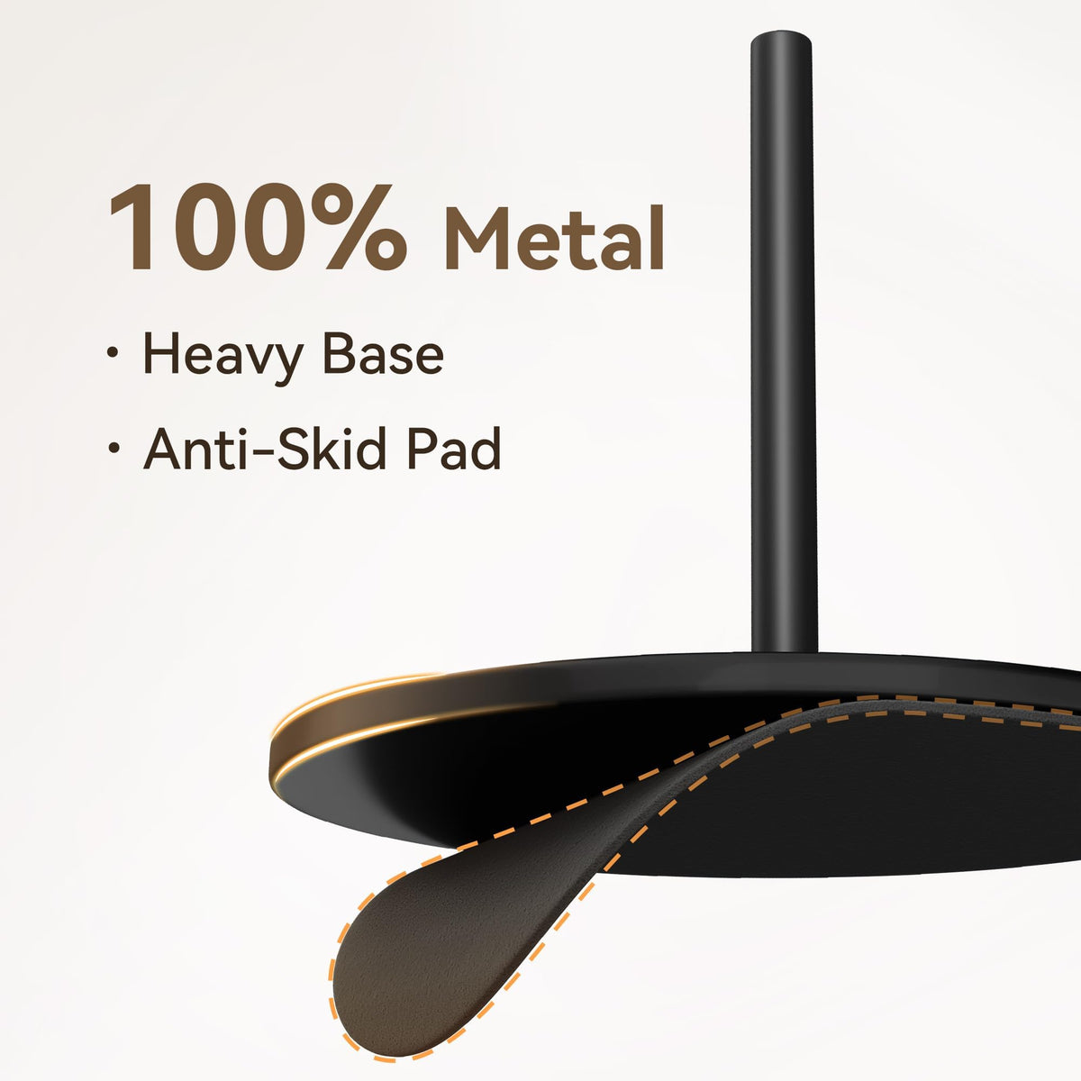 Discover the Adjustable Cone Thread Holder with a heavy metal base and anti-skid pad, perfect for seamless sewing. Available at Curat Cart.