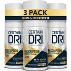 Certain Dri Prescription Strength Clinical Antiperspirant Roll-On, 1.2 oz | 72-Hour Sweat & Odor Protection for Excessive Sweating & Hyperhidrosis, 15% Aluminum Chloride, Fragrance-Free