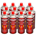 Premium imported butane fuel canisters, perfect for camping, available at Curat Cart for outdoor enthusiasts.