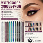 Discover the vibrant Color Gel Eyeliner Pencils from Curat Cart, perfect for daily use and ensuring a smudge-proof finish.