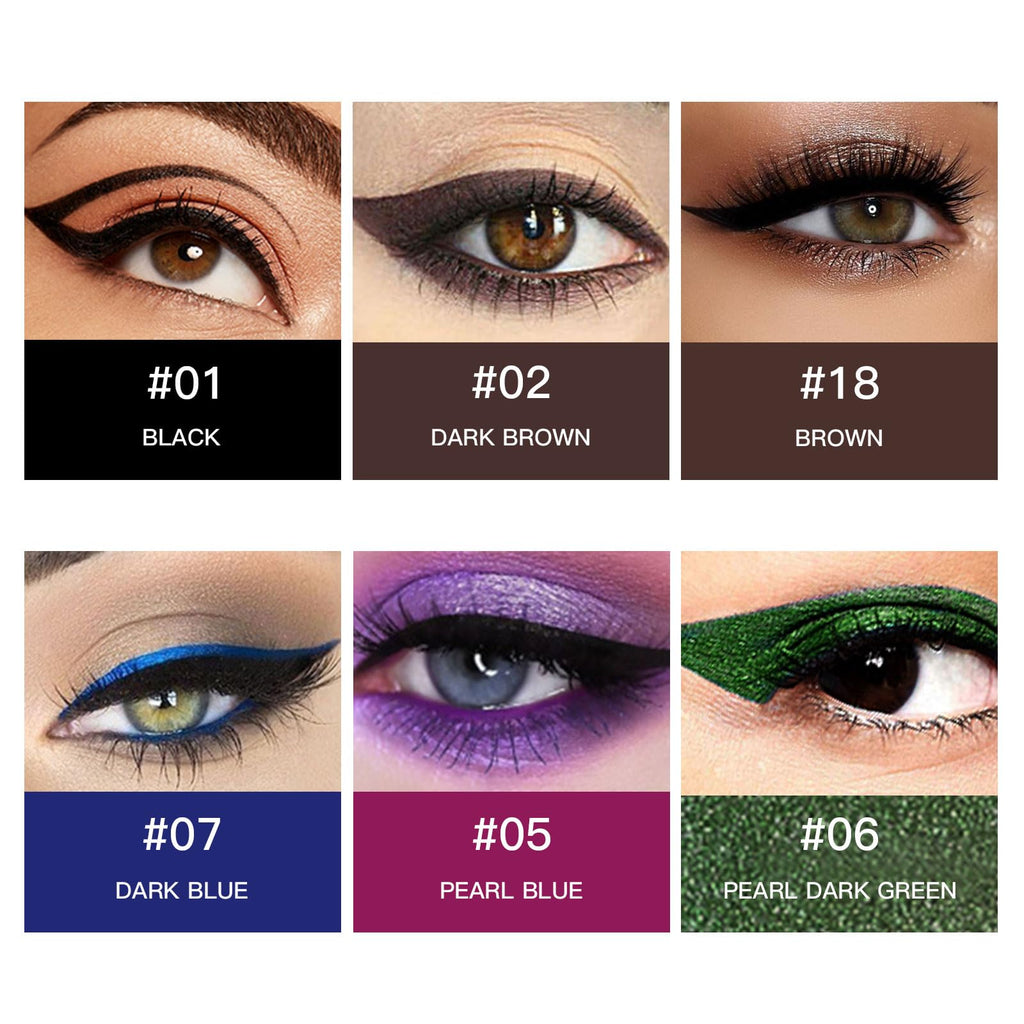 Explore vibrant color gel eyeliner pencils in high-quality finish, showcasing bold shades at Curat Cart. Elevate your eye makeup game.