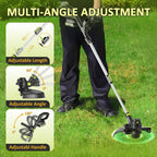 Experience precision with the Cordless String Trimmer Edger from Curat Cart, designed for easy lawn care and multi-angle adjustments. Perfect for daily use.