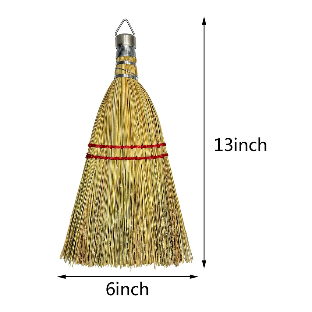 Handcrafted Corn Handmade Mini Whisk Broom, perfect for daily use and enhancing your cleaning routine. Available at Curat Cart.