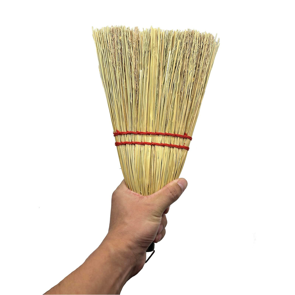 Discover the Corn Handmade Mini Whisk Broom, specially curated by Curat Cart for exclusive cleaning elegance. Perfect for every home.