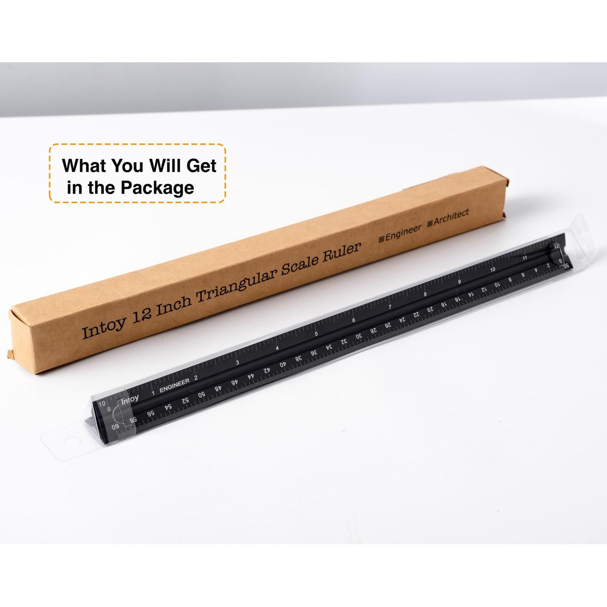 High-quality Engineer Scale Ruler with Aluminum Core, 100% Authentic and available in India at Curat Cart.