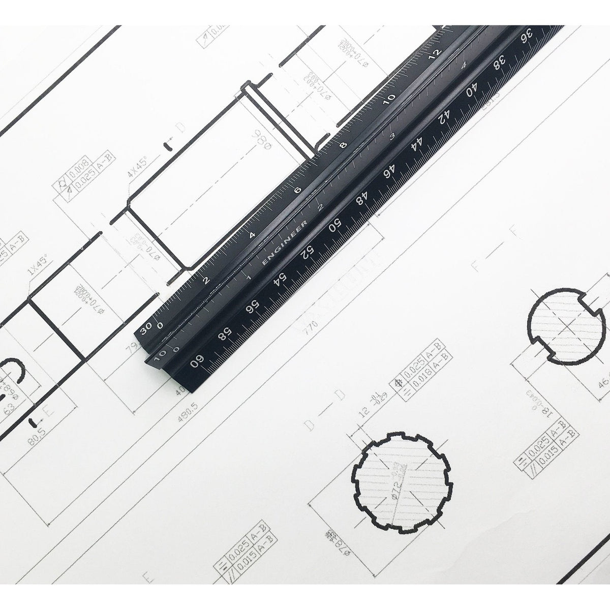 Discover the Engineer Scale Ruler with Aluminum Core, specially curated by Curat Cart for precise measurements. Perfect for professionals.